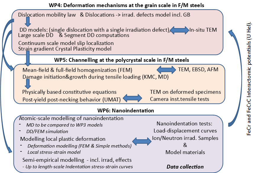 Links among WP4,WP5 and WP6
