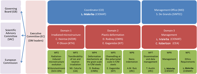 Project M4F management structure